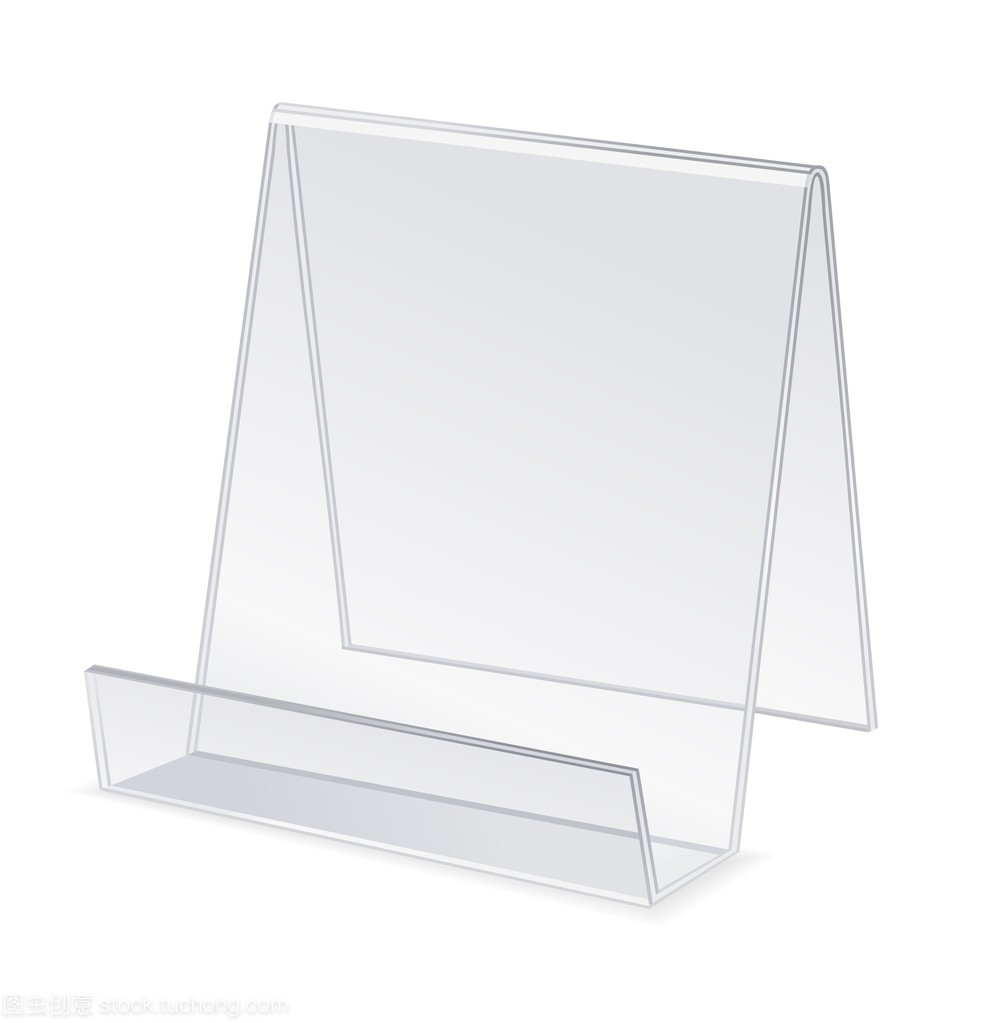 压克力的持有人。矢量