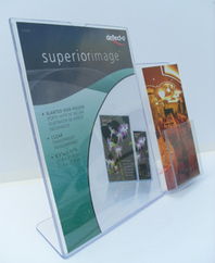 一体式斜立展示夹 金广信展示基地